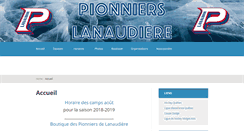 Desktop Screenshot of pionnierslanaudiere.org